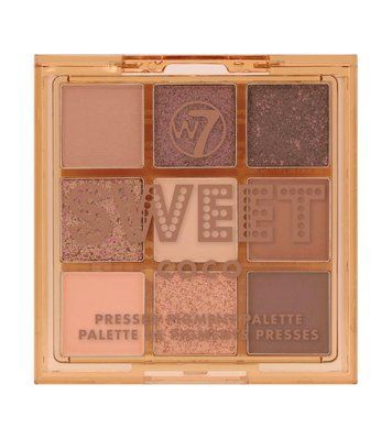 Палітра тіней W7 Sweet Pressed Pigment Palettes 8.1г 3444974 фото