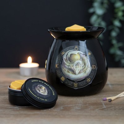 Набір Аромалампа + аромавіск Ostara Wax Melt Burner Gift Set by Anne Stokes AS69031 фото