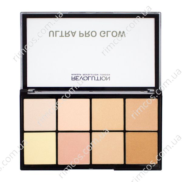 Палитра Хайлайтеров Revolution Makeup Ultra Pro Glow Highlighting Palette 94049 фото