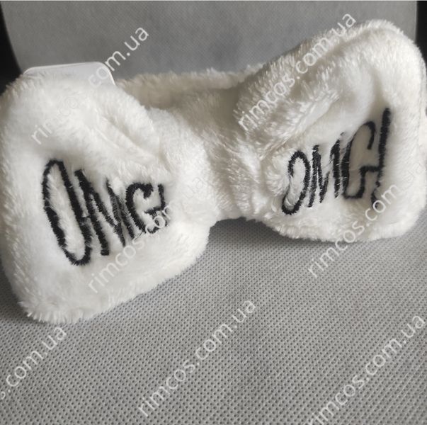 Косметична махрова пов'язка на голову OMG SPA HEADBAND 1041 фото