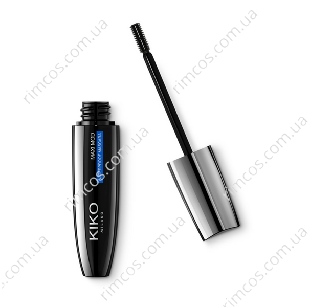 Водостійка туш для об’єму та чіткості Kiko Milano Maxi Mod Waterproof Mascara MMWM2 фото