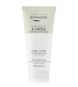 Очищуючі глиняні маски для обличчя Byphasse Masque A L'Argile Clay Mask Anti-imperfections 3475000 фото