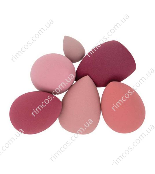 Набор из 6 спонжей для макияжа Technic Set of 6 makeup sponges TCSS6 фото