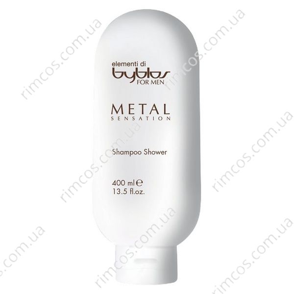 Мужской Гель для душа/Шампунь для волос Byblos Metal Shampoo/Shower 400 мл. 1970838 фото