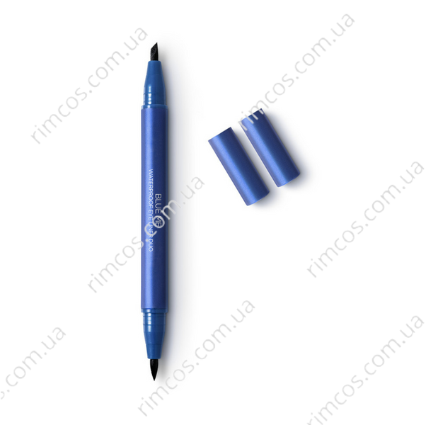 Двосторонній водостійкий маркер Kiko Milano Blue Me Waterproof Eyeliner Duo BMWED фото